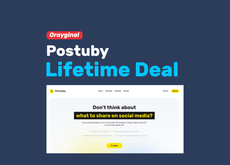 Postuby lifetime deal