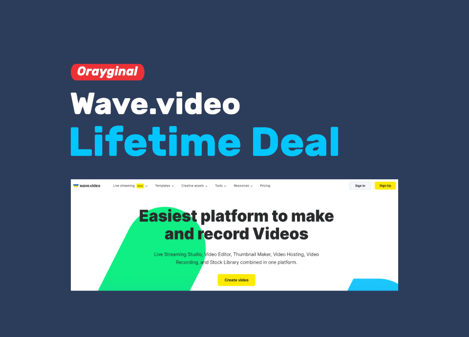 Wave.video lifetime deal